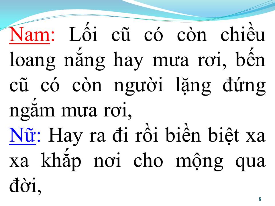 Lời bài hát NGƯỜI ĐÃ NHƯ MƠ (SONG CA)