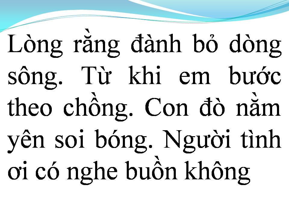 Lời bài hát NGƯỜI ĐÃ THAY LÒNG
