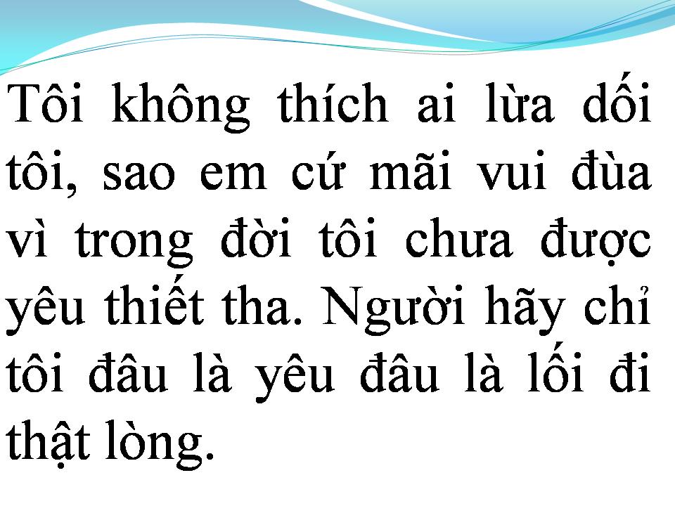 Lời bài hát NGƯỜI ĐÀN ÔNG CHÂN THẬT