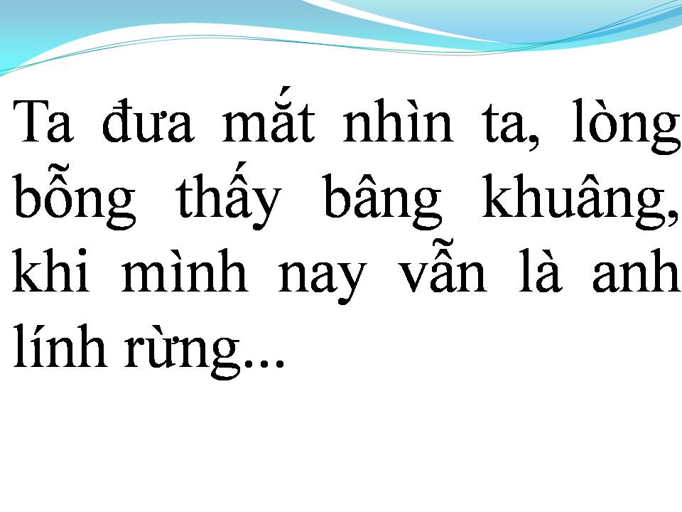 Lời bài hát NGƯỜI ĐẦU GIÓ