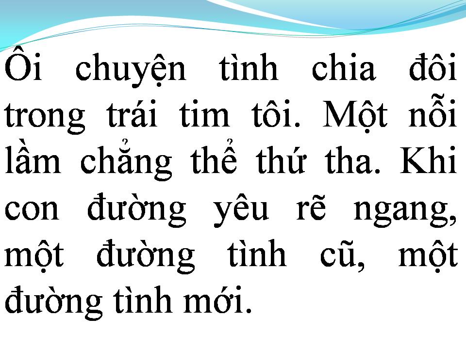 Lời bài hát NGƯỜI ĐI NGANG ĐỜI TÔI