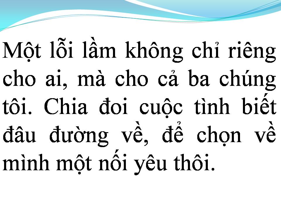 Lời bài hát NGƯỜI ĐI NGANG ĐỜI TÔI