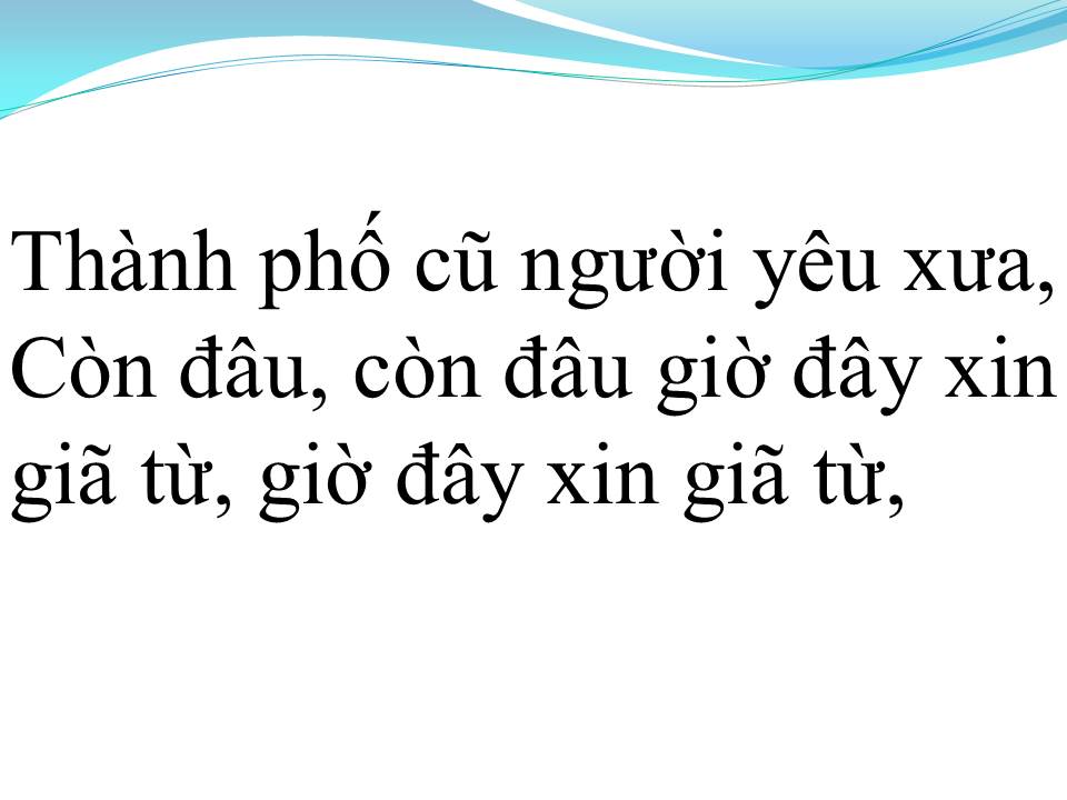 Lời bài hát NGƯỜI ĐI NGOÀI PHỐ