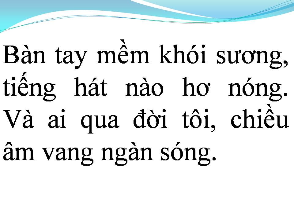 Lời bài hát NGƯỜI ĐI QUA ĐỜI TÔI