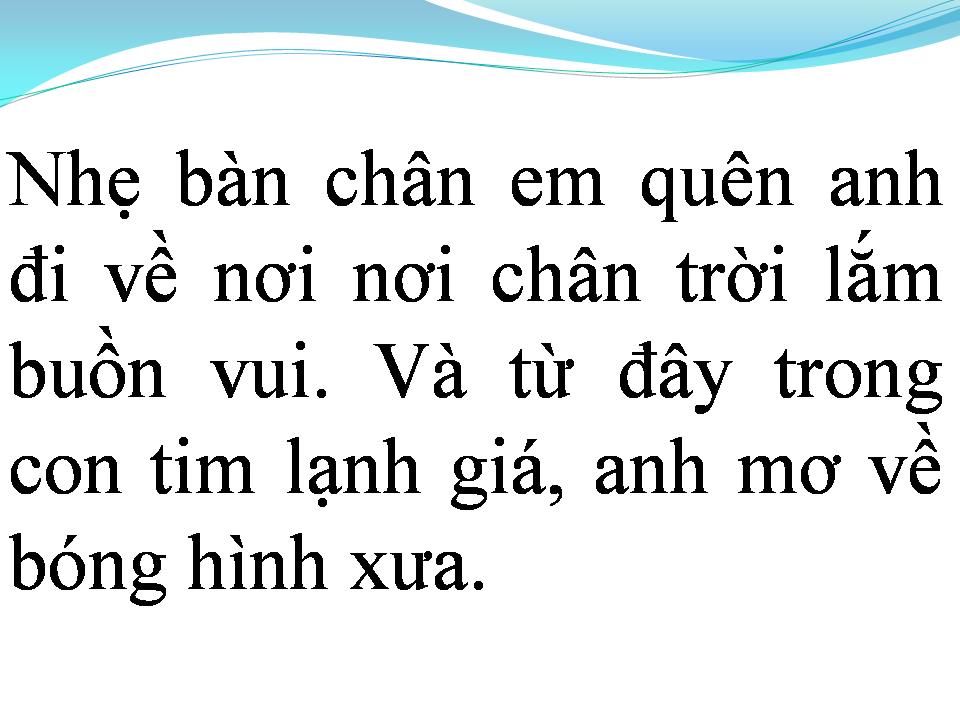 Lời bài hát NGƯỜI ĐI XA MÃI