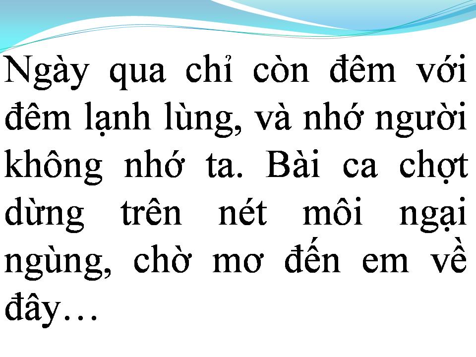 Lời bài hát NGƯỜI ĐI XA MÃI