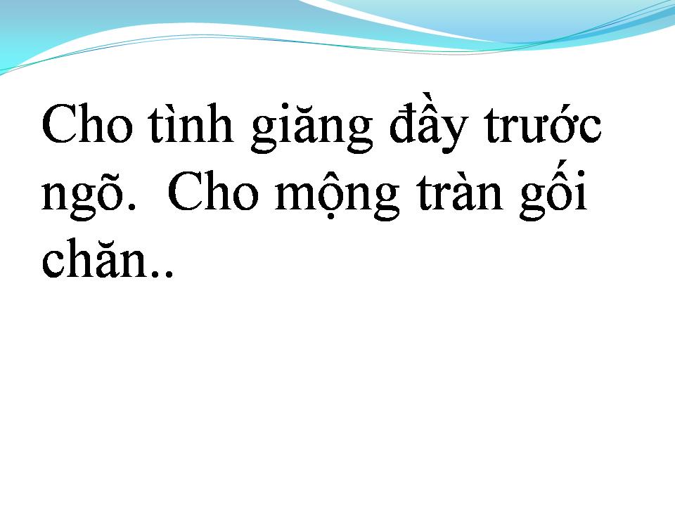 Lời bài hát NGƯỜI EM SẦU MỘNG