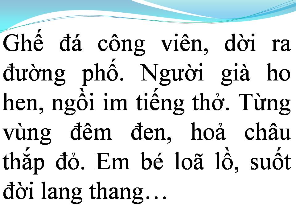 Lời bài hát NGƯỜI GIÀ VÀ EM BÉ