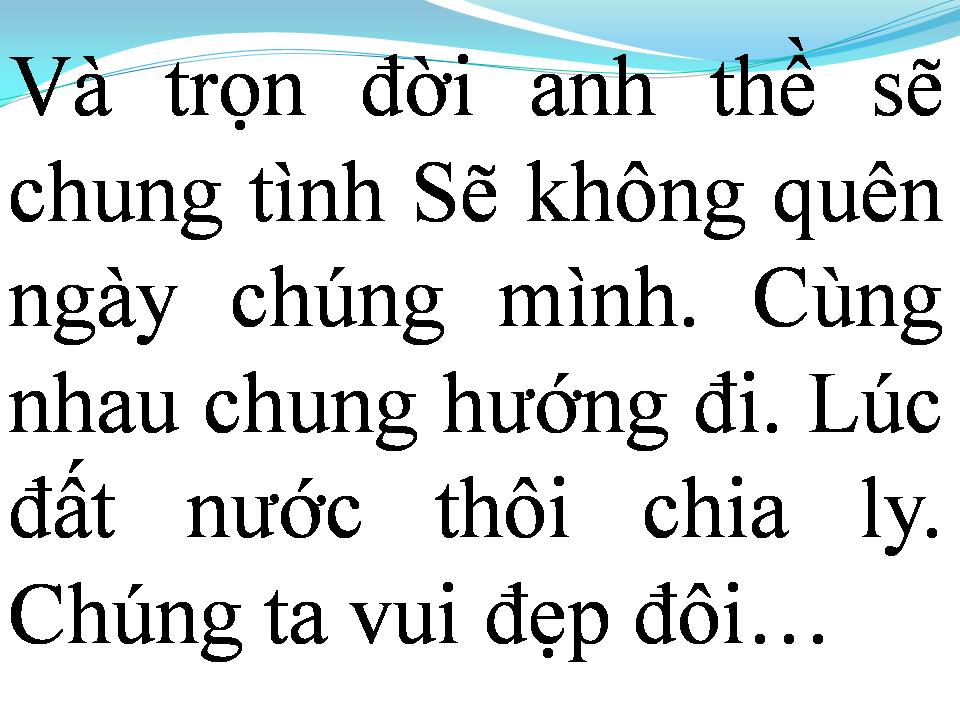 Lời bài hát NGƯỜI LÍNH CHUNG TÌNH