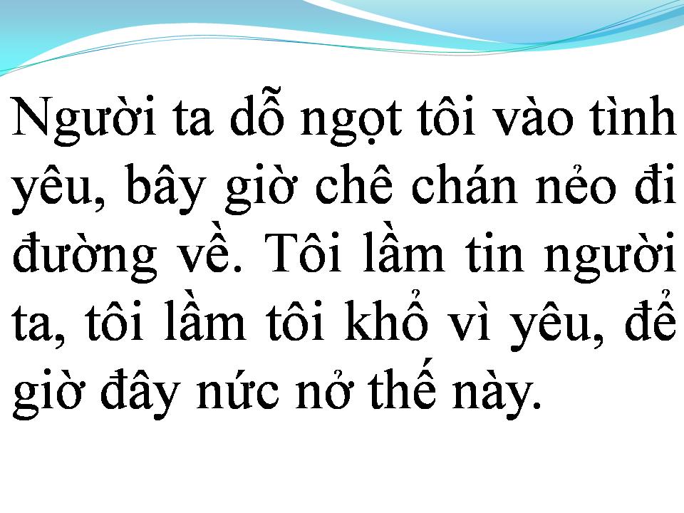 Lời bài hát NGƯỜI MANG TÂM SỰ