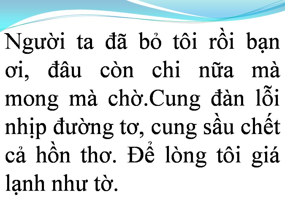 Lời bài hát NGƯỜI MANG TÂM SỰ