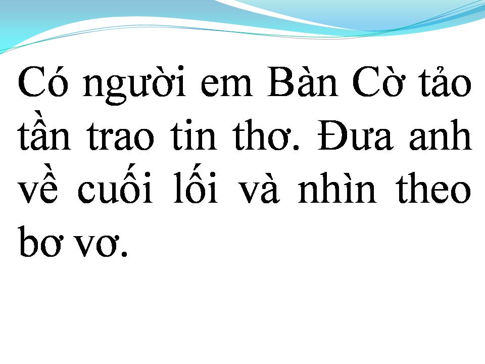 Lời bài hát NGƯỜI MẸ BÀN CỜ