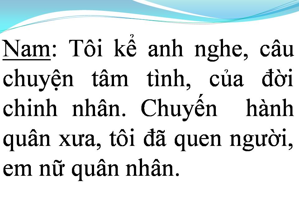 Lời bài hát NGƯỜI NỮ ĐỒNG ĐỘI