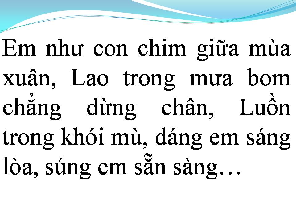 Lời bài hát NGƯỜI NỮ TỰ VỆ SÀI GÒN