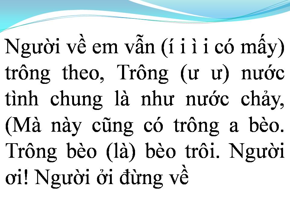 Lời bài hát NGƯỜI ƠI NGƯỜI Ở ĐỪNG VỀ