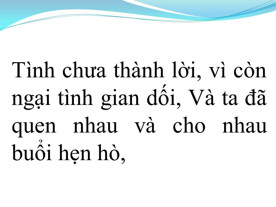 Lời bài hát NGƯỜI TÌNH KHÔNG ĐẾN