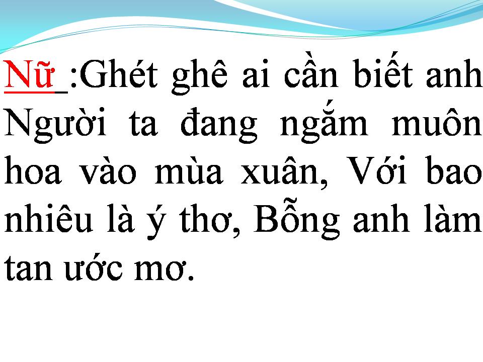 Lời bài hát NGƯỜI TÌNH ƠI MƠ GÌ