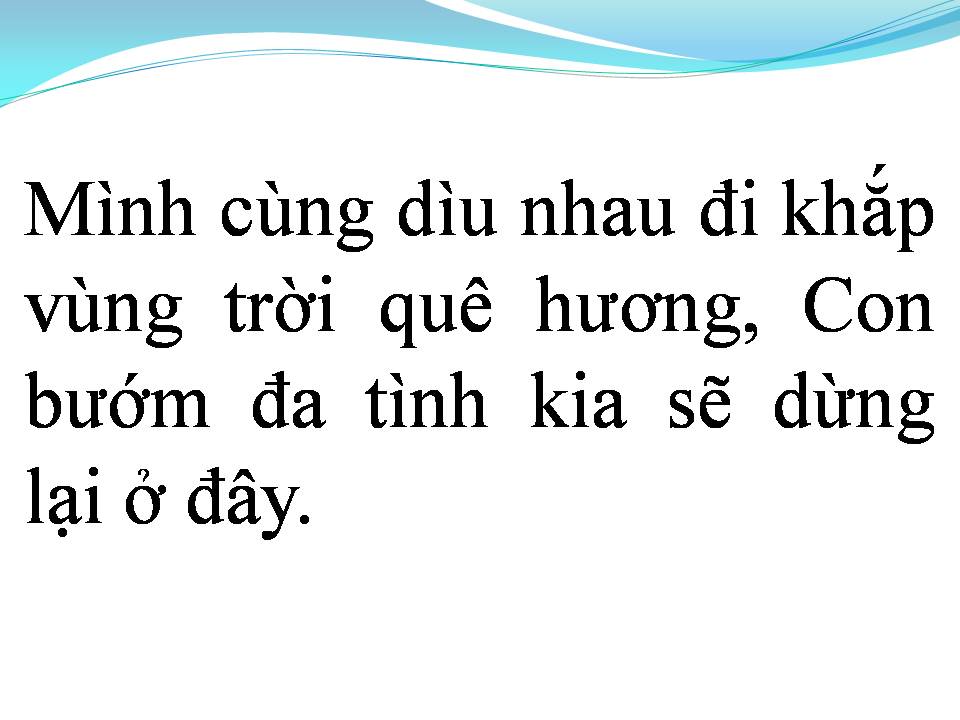 Lời bài hát NGƯỜI TÌNH VÀ QUÊ HƯƠNG
