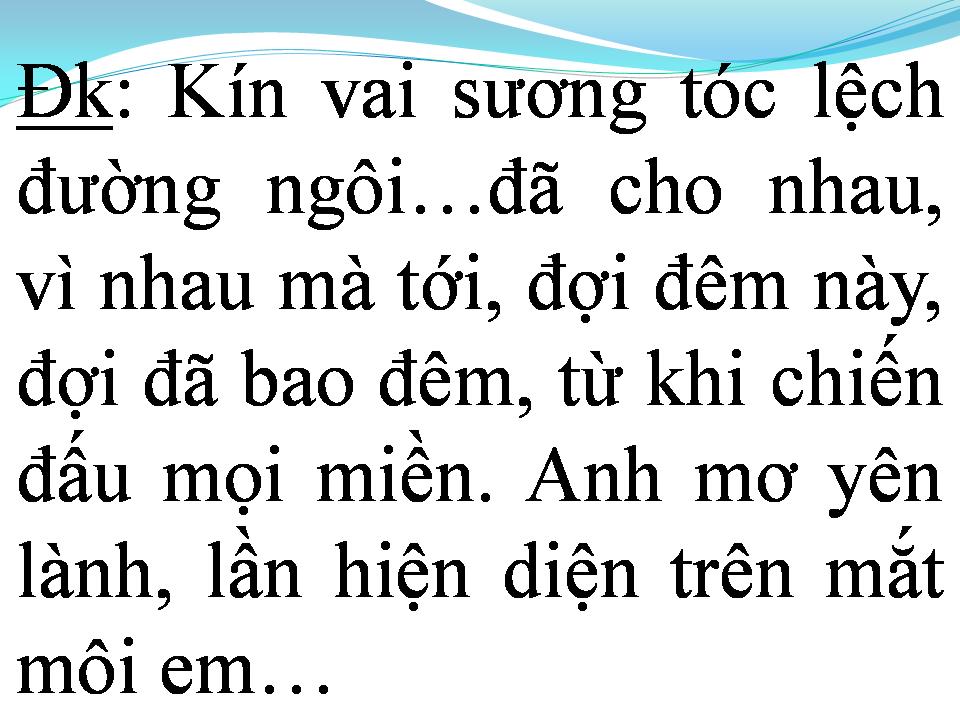 Lời bài hát NGƯỜI XA VỀ THÀNH PHỐ