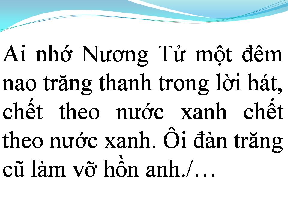 Lời bài hát NGUYỆT CẦM