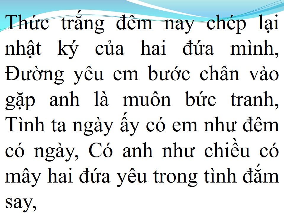 Lời bài hát NHẬT KÝ HAI ĐỨA MÌNH