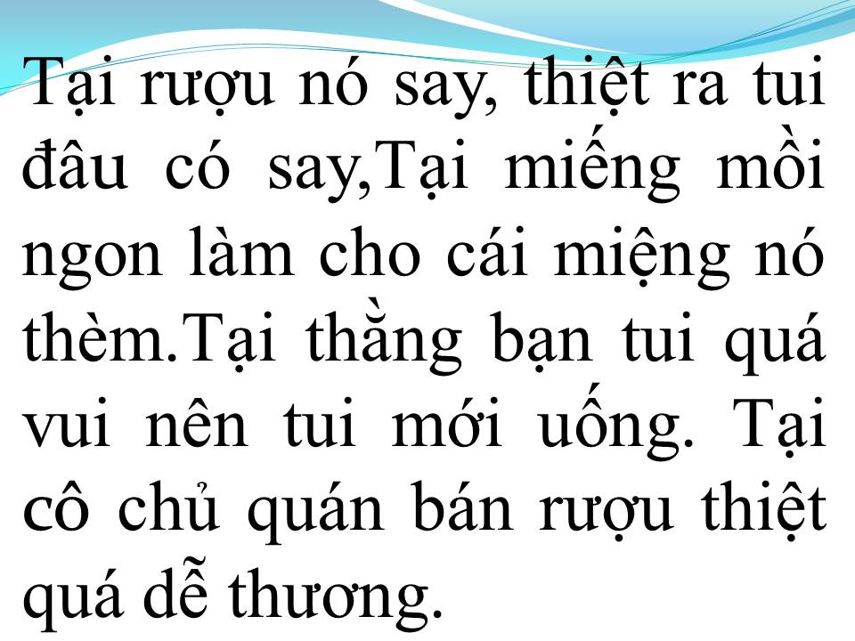Lời bài hát NHẬU