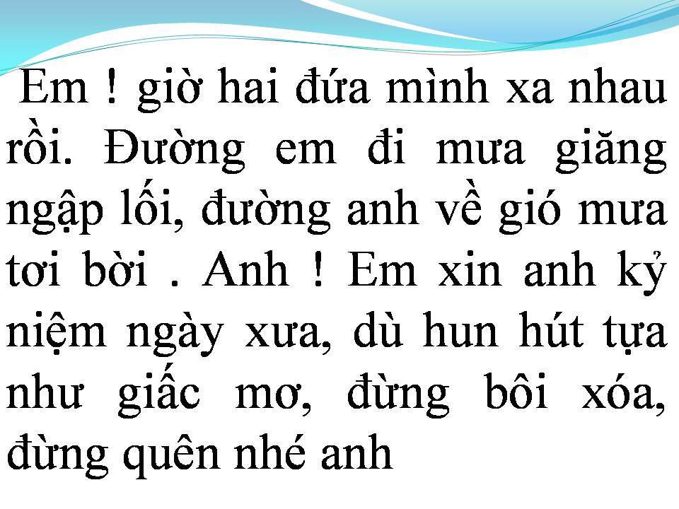 Lời bài hát NHÌN NHAU LẦN CUỐI