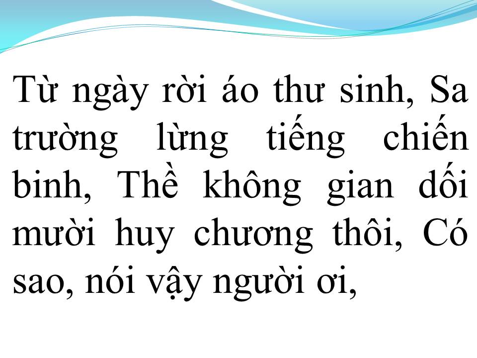 Lời bài hát NHỊP CẦU TRI ÂM (SONG CA)