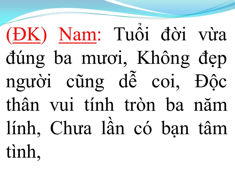Lời bài hát NHỊP CẦU TRI ÂM (SONG CA)