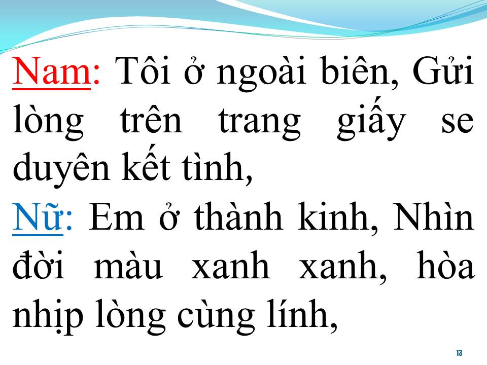 Lời bài hát NHỊP CẦU TRI ÂM (SONG CA)