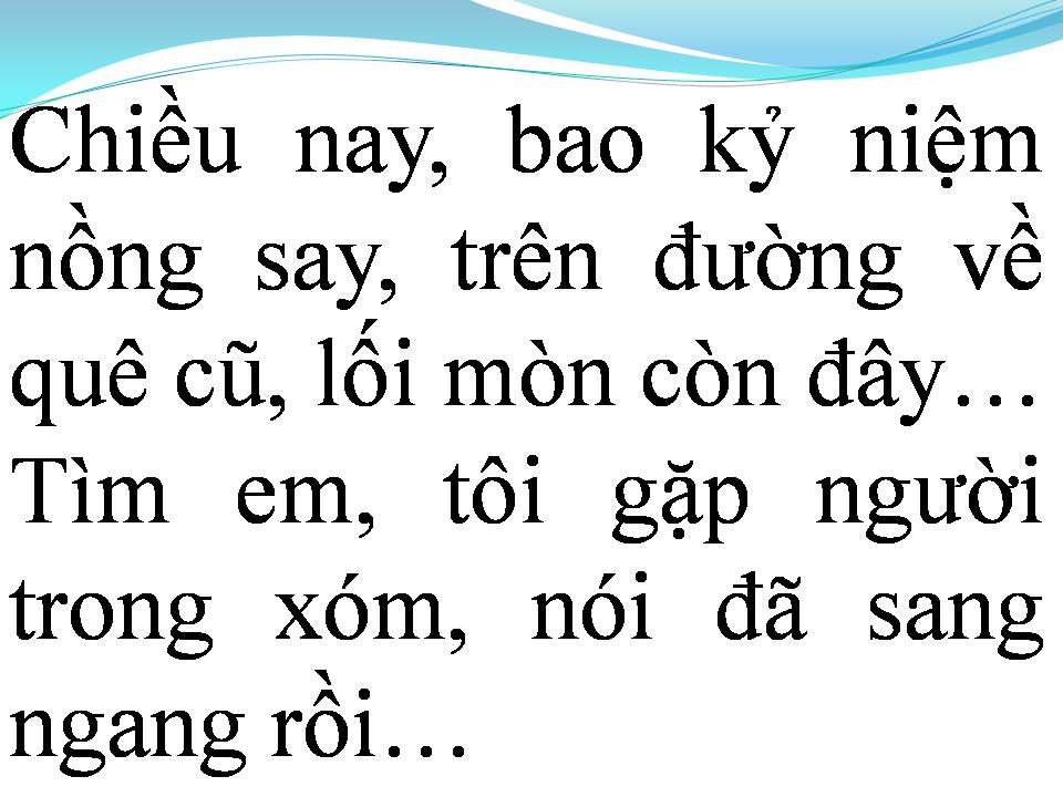 Lời bài hát NHỚ MỘT NGƯỜI