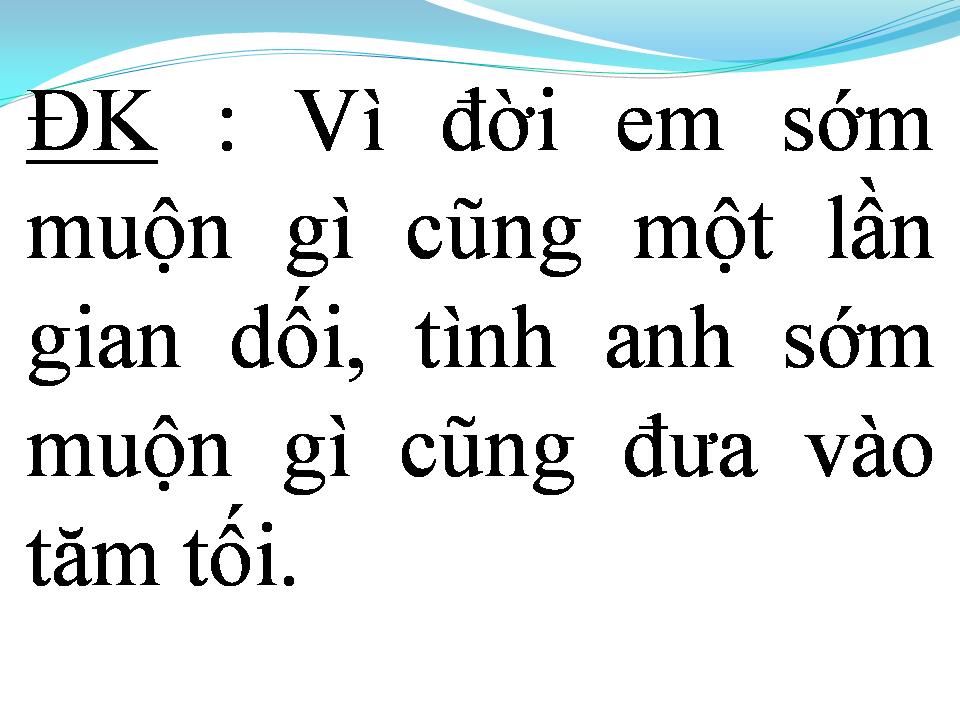 Lời bài hát NHƯ CHIẾC QUE DIÊM