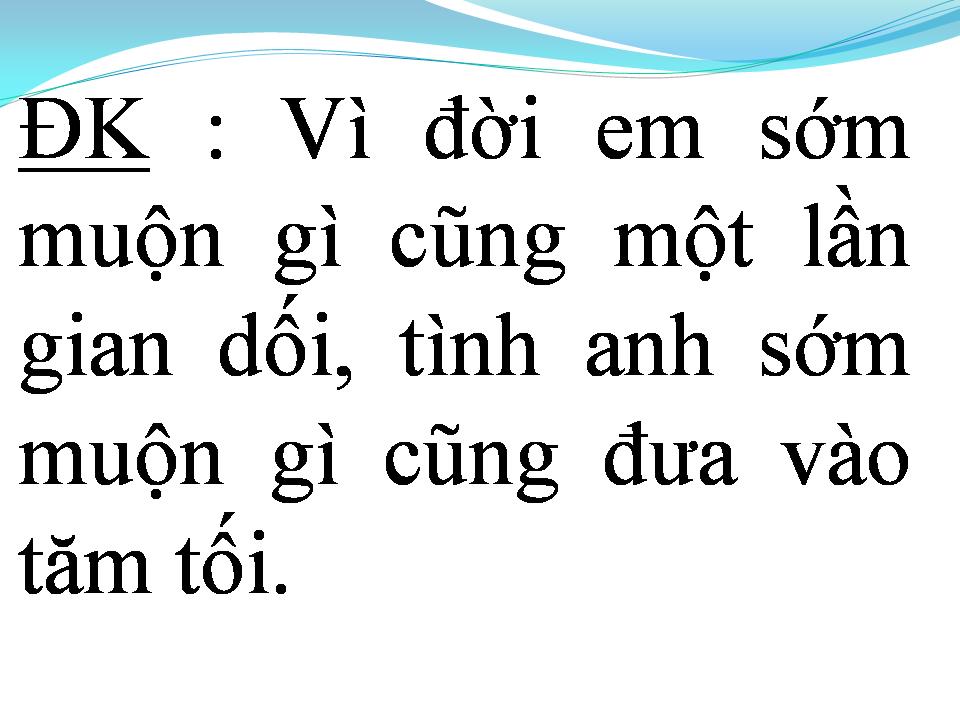 Lời bài hát NHƯ CHIẾC QUE DIÊM