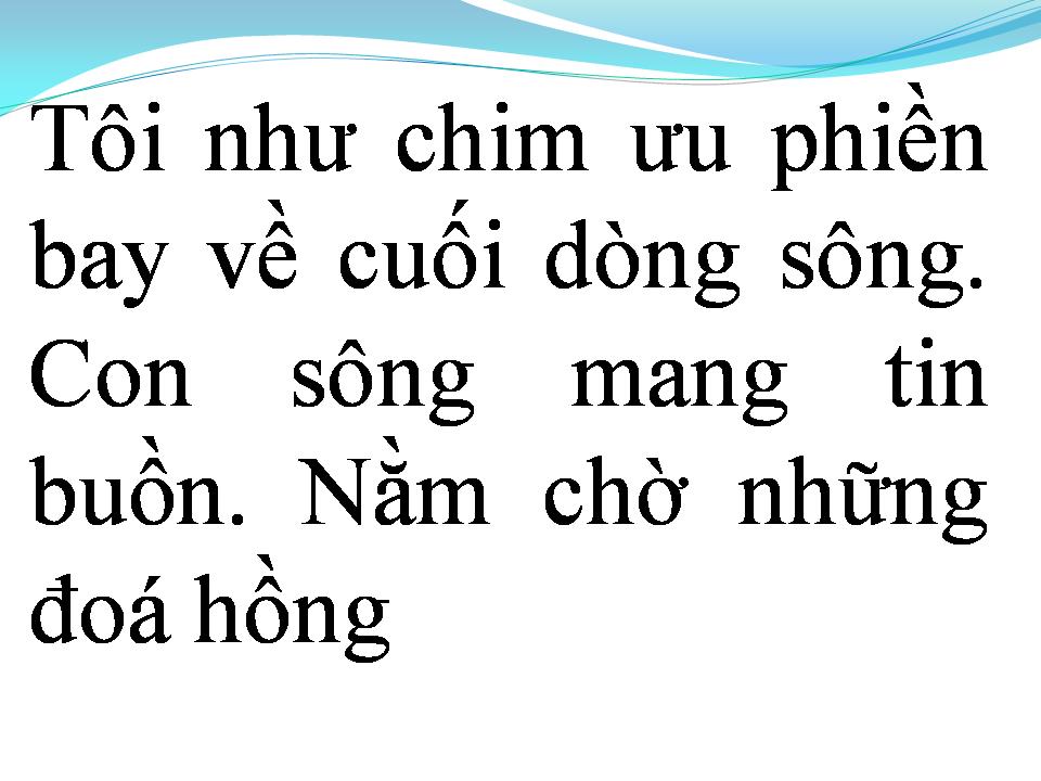 Lời bài hát NHƯ CHIM ƯU PHIỀN