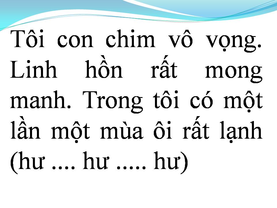 Lời bài hát NHƯ CHIM ƯU PHIỀN