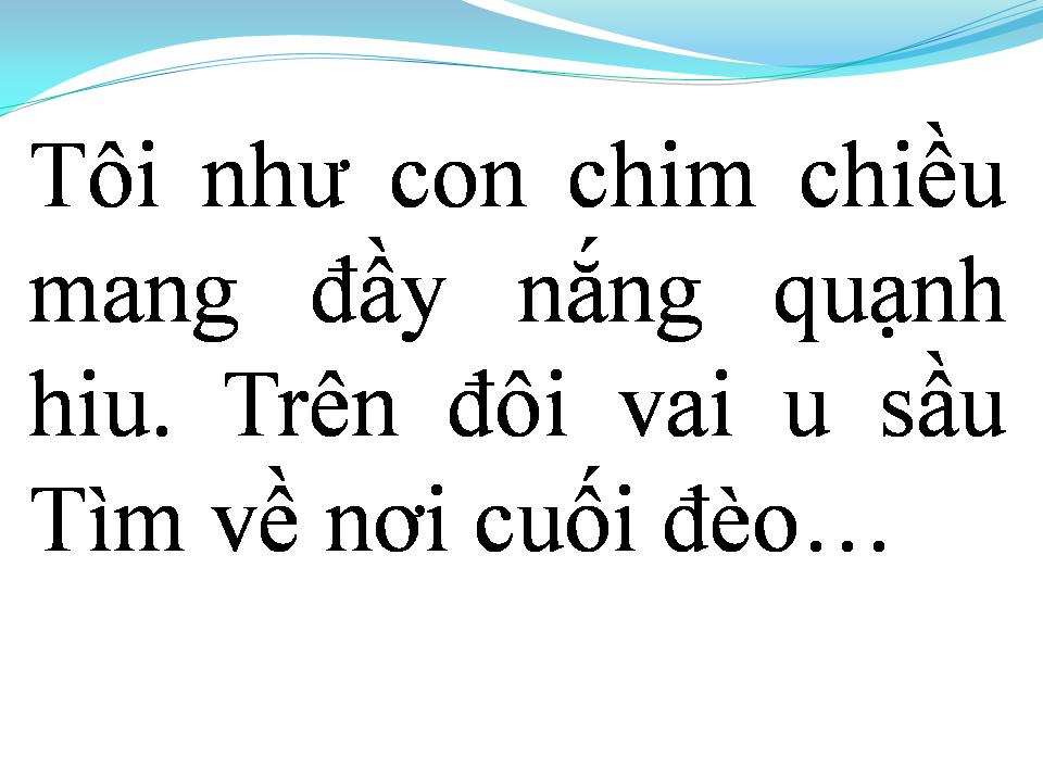 Lời bài hát NHƯ CHIM ƯU PHIỀN