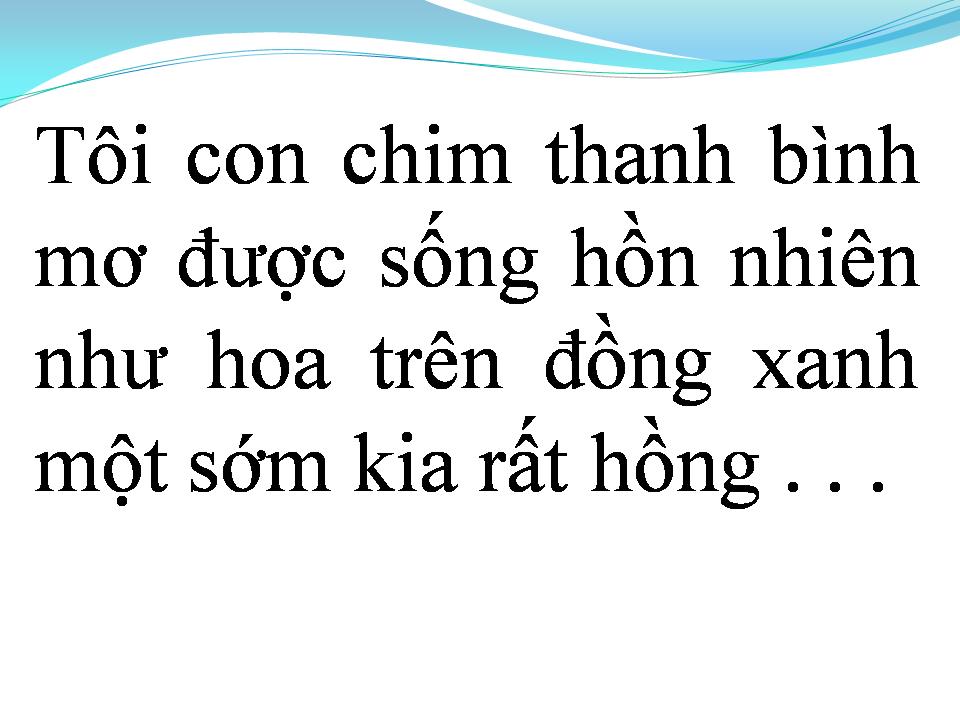 Lời bài hát NHƯ CHIM ƯU PHIỀN