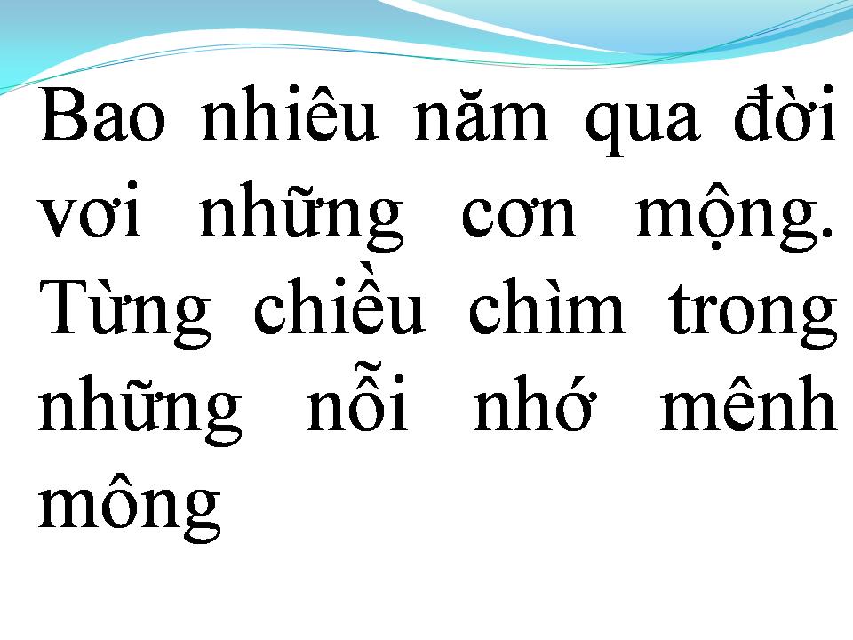 Lời bài hát NHƯ MÂY LÊNH ĐÊNH