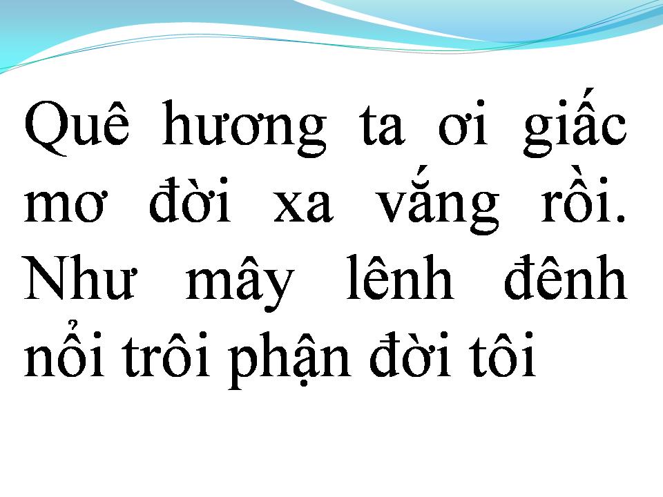 Lời bài hát NHƯ MÂY LÊNH ĐÊNH