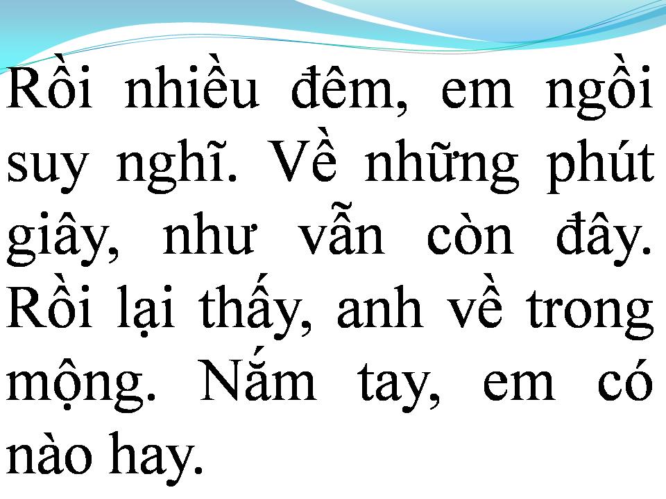 Lời bài hát NHƯ VẪN CÒN ĐÂY