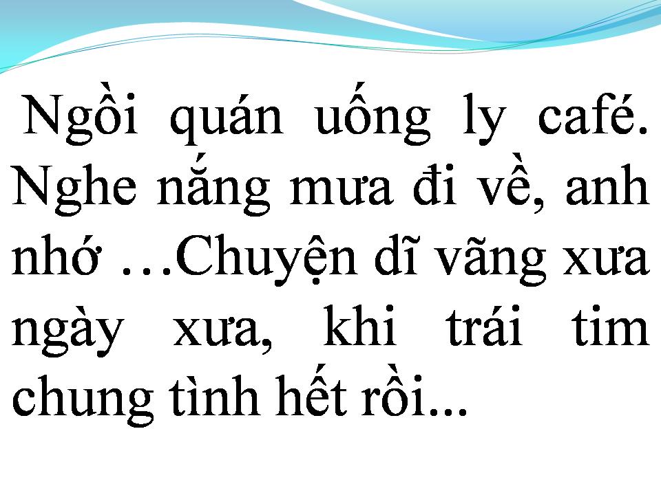 Lời bài hát NHƯ VẠT NẮNG