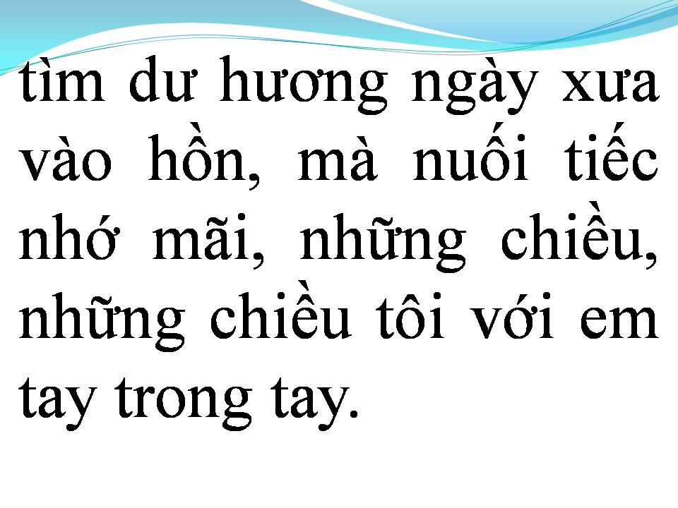Lời bài hát NHỮNG CHIỀU KHÔNG CÓ EM