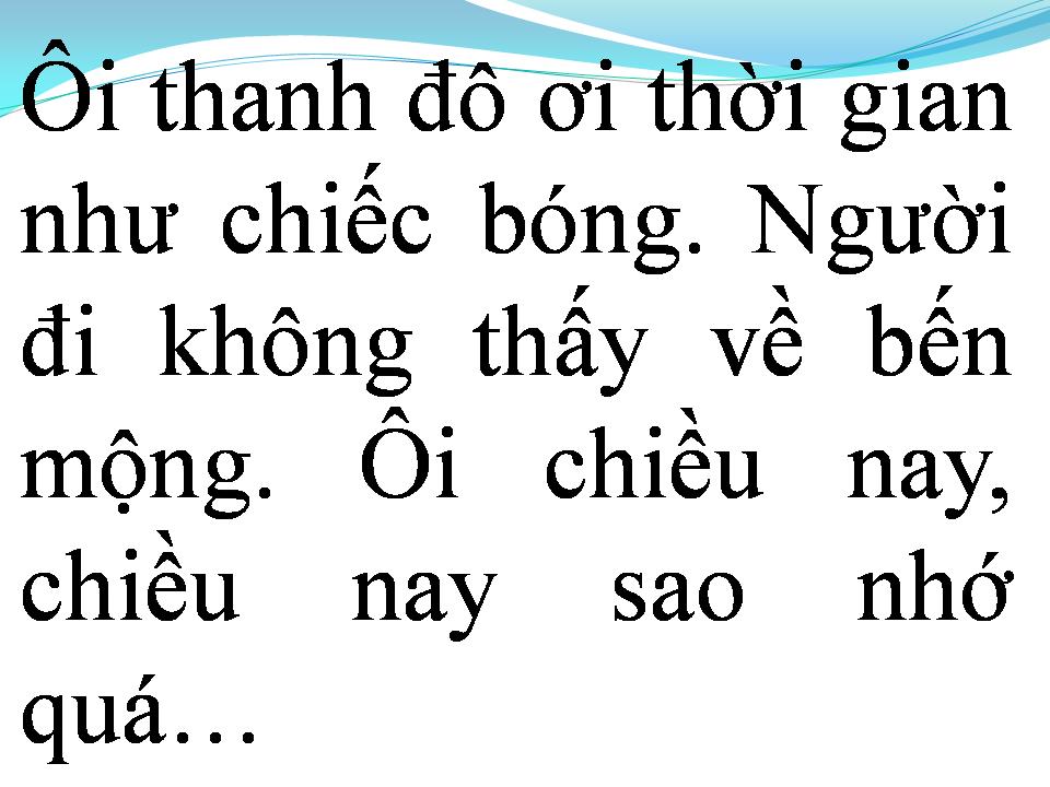 Lời bài hát NHỮNG CHIỀU KHÔNG CÓ EM