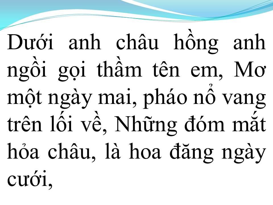 Lời bài hát NHỮNG ĐÓM MẮT HỎA CHÂU