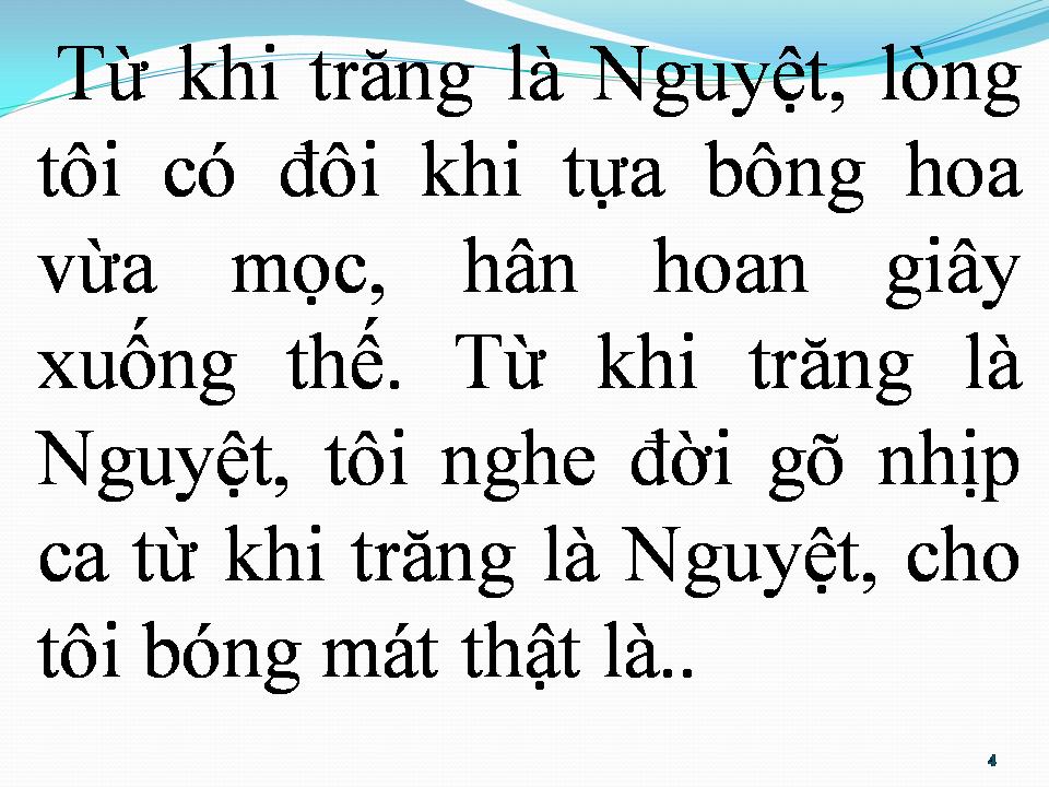 Lời bài hát NGUYỆT CA