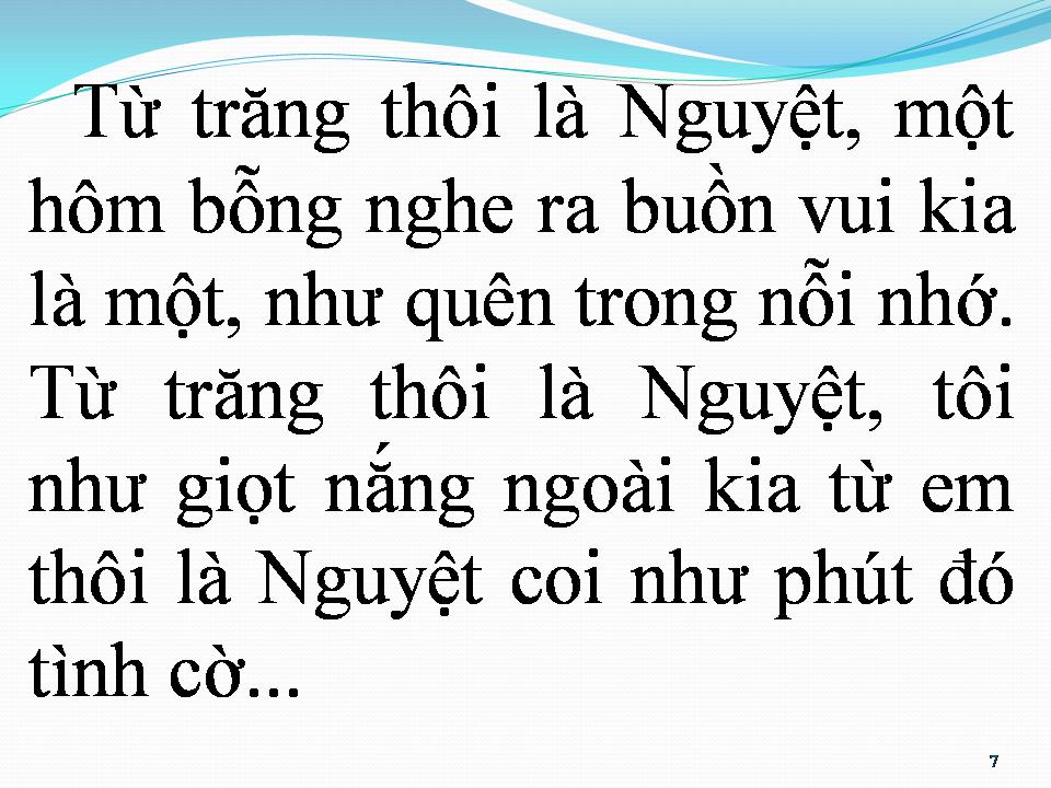 Lời bài hát NGUYỆT CA
