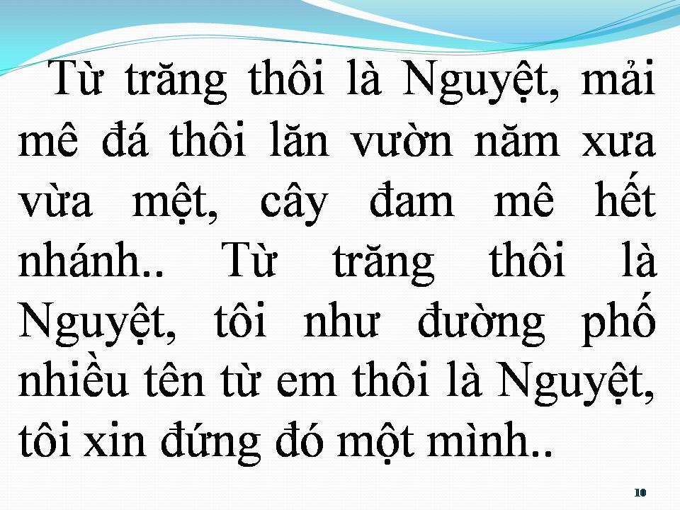Lời bài hát NGUYỆT CA