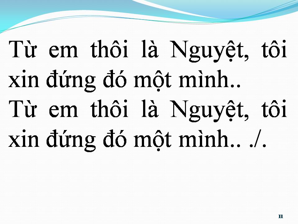 Lời bài hát NGUYỆT CA
