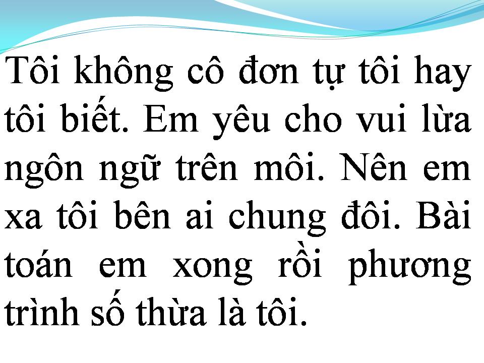 Lời bài hát NGƯỜI KHÔNG CÔ ĐƠN