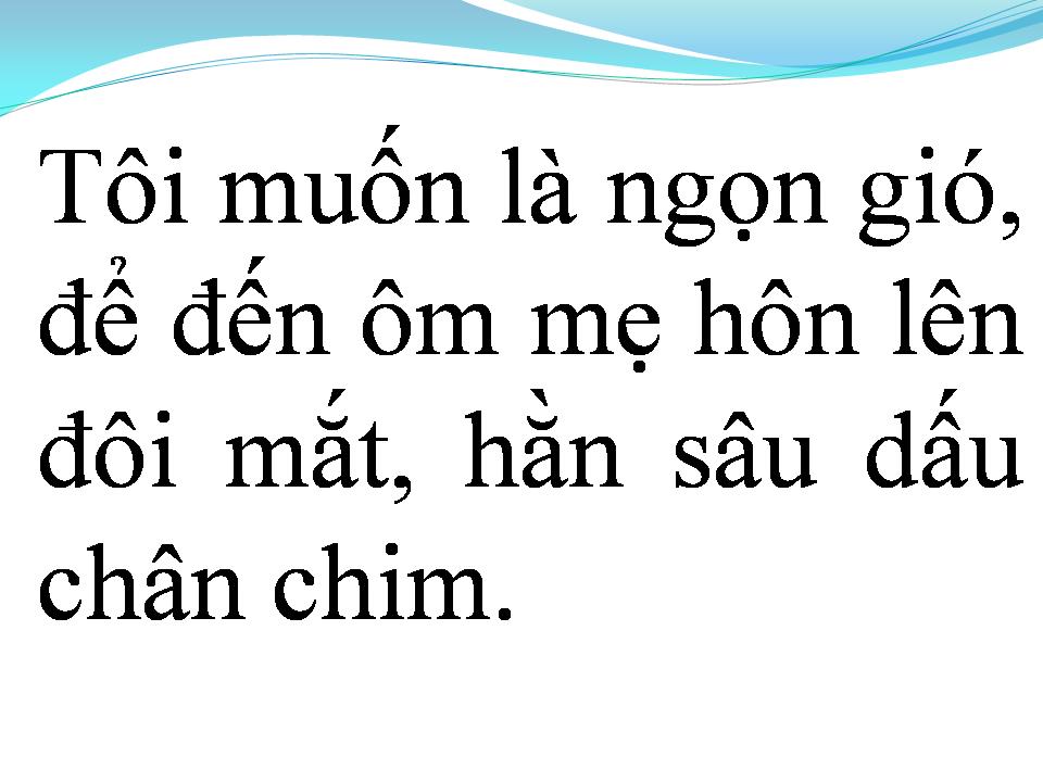 Lời bài hát NGƯỜI MẸ
